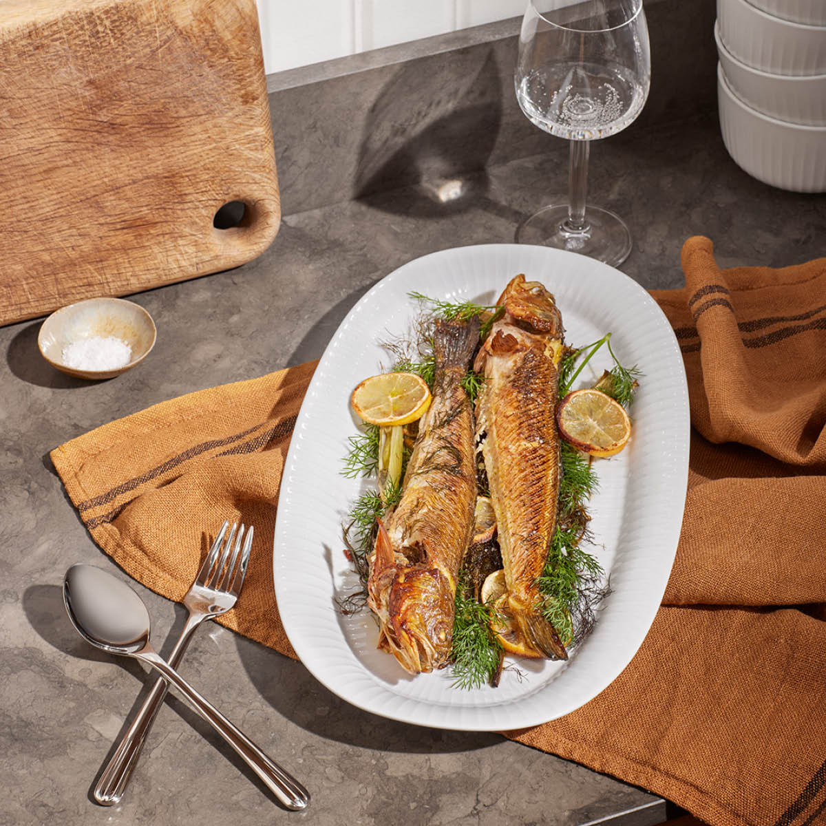 Hammersh?i Bestickset 16 delar Rostfritt stål