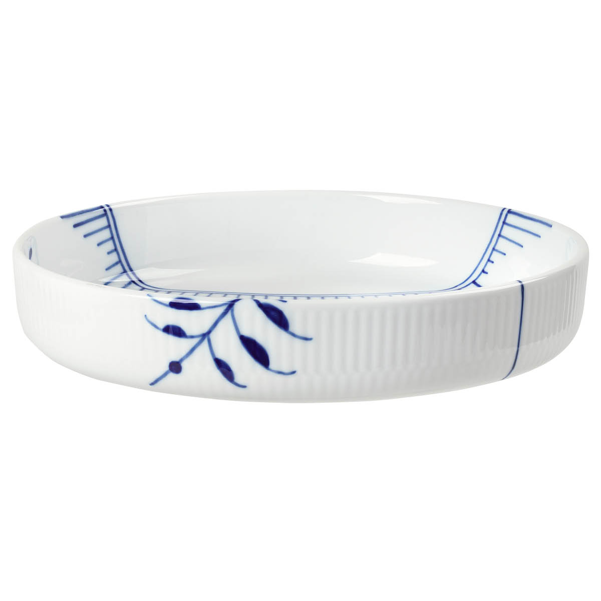 Blue Fluted Mega Ugnsform Rund 27 cm