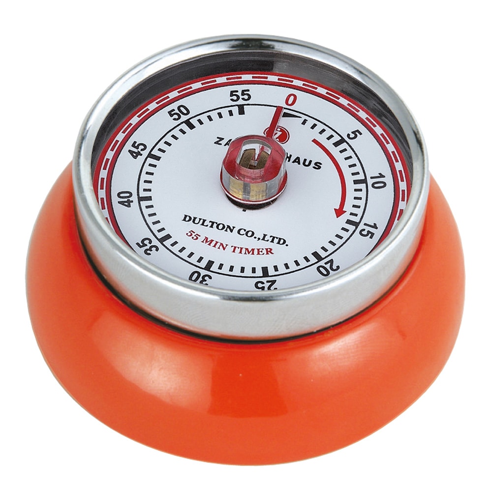 Retro Collection Timer med magnet Orange