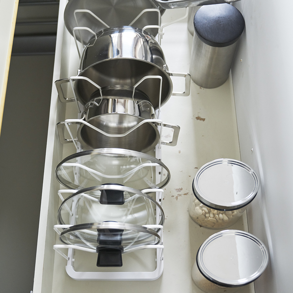 Tower Utdragbart Ställ för Köksredskap 45-82x20 cm Vit