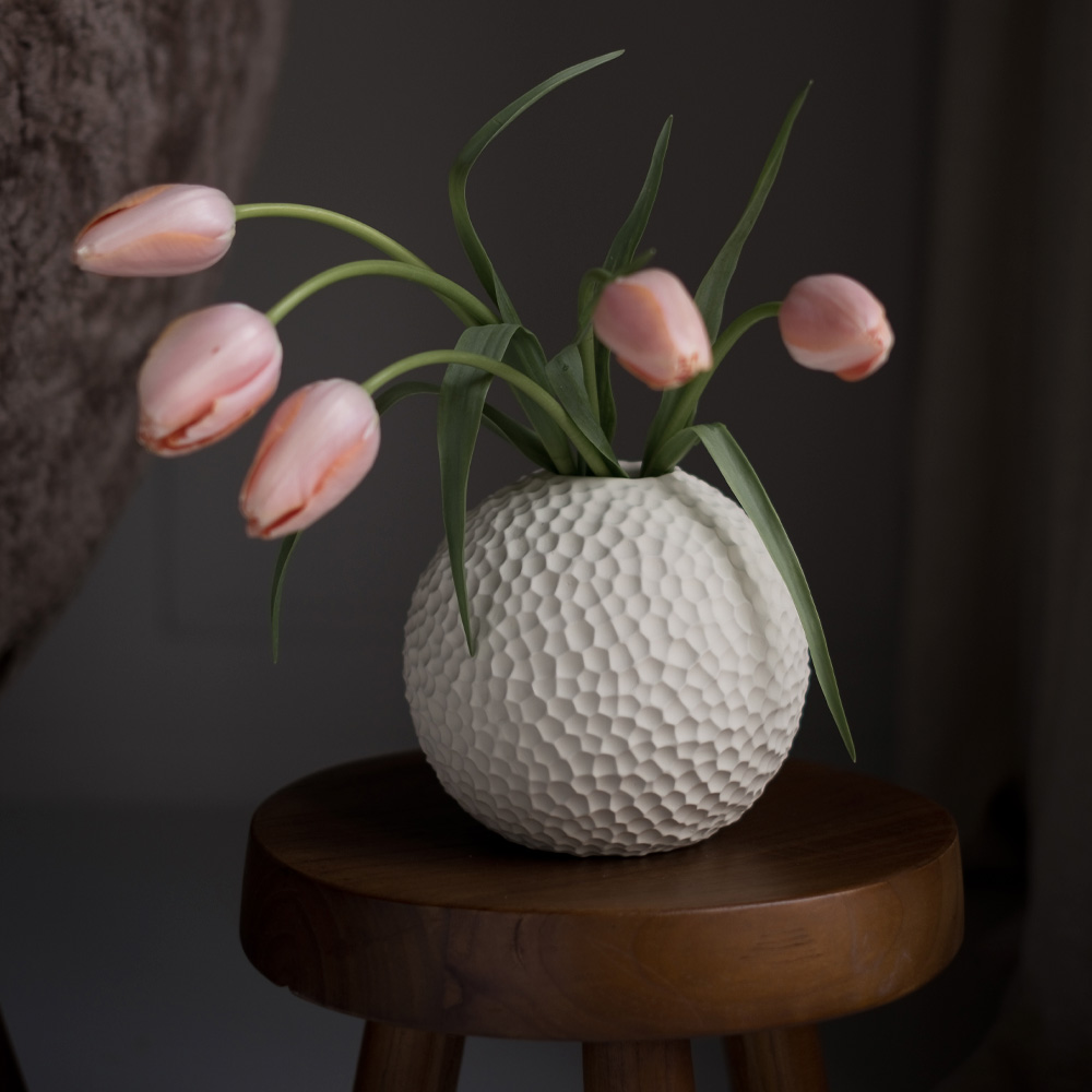 Kaia Vas 15 cm Linnen