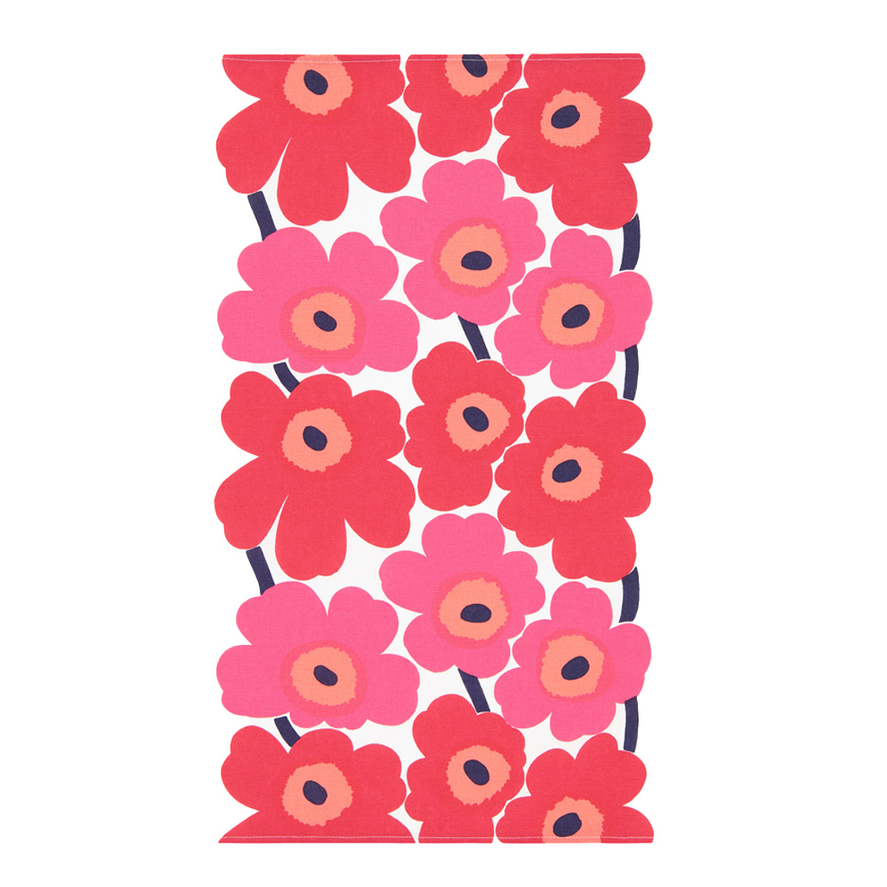 Unikko Handduk 47x70 cm 2-pack Röd/Rosa