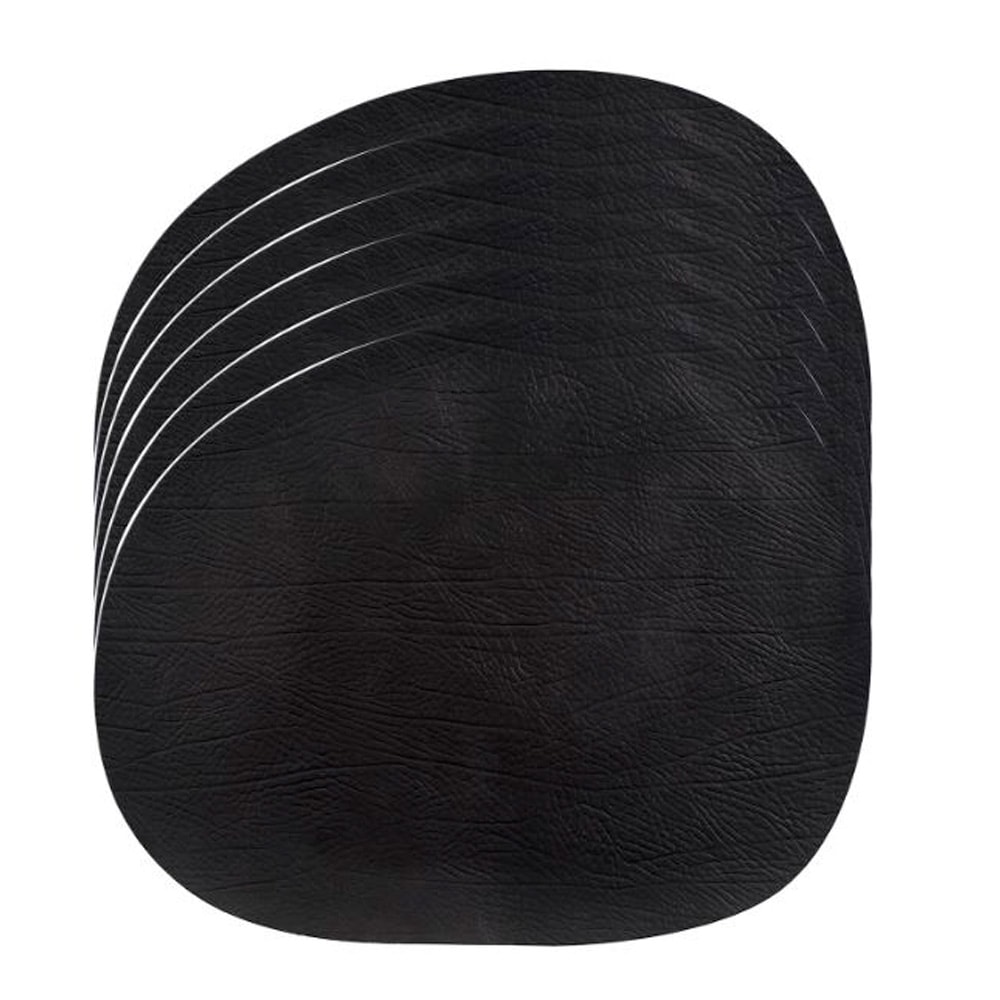 RAW Buffalo Bordstablett 41x33,5 cm 6-pack Svart