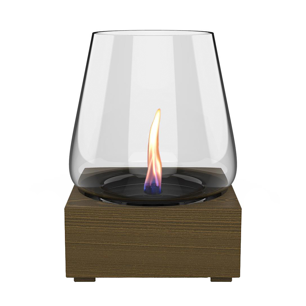 Poppy Lykta 24 cm Mörkbrun