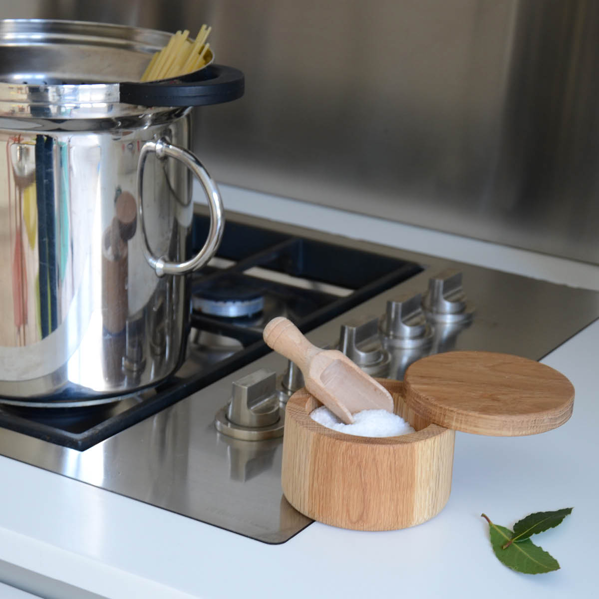 Swing Top Pot Kryddskål med Lock 11 cm Ek