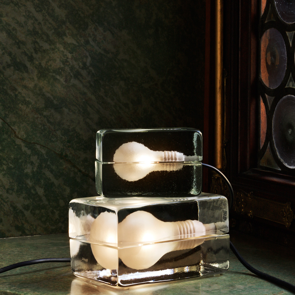 Block Lamp Svart sladd