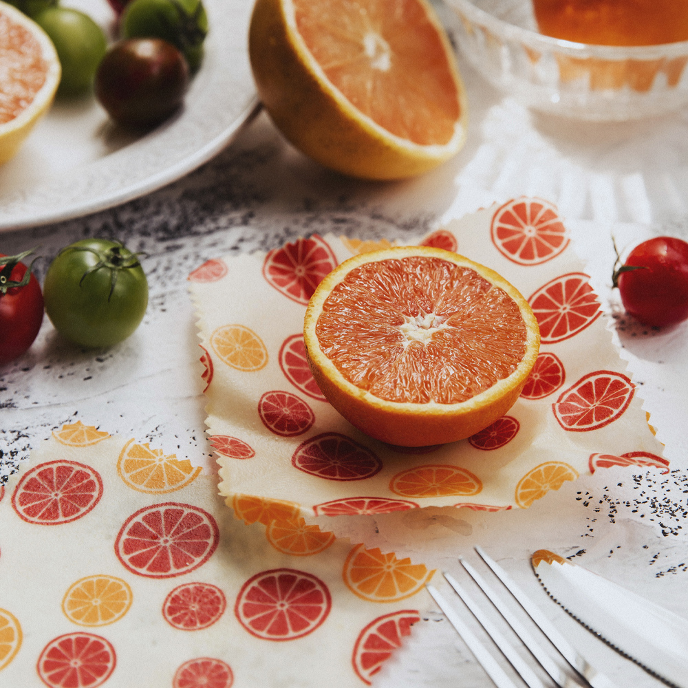 Bee's Wrap Biovaxpapper 2-pack Fruktprint