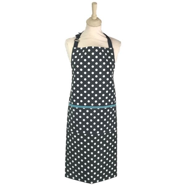 Polka Förkläde Mörkgrå