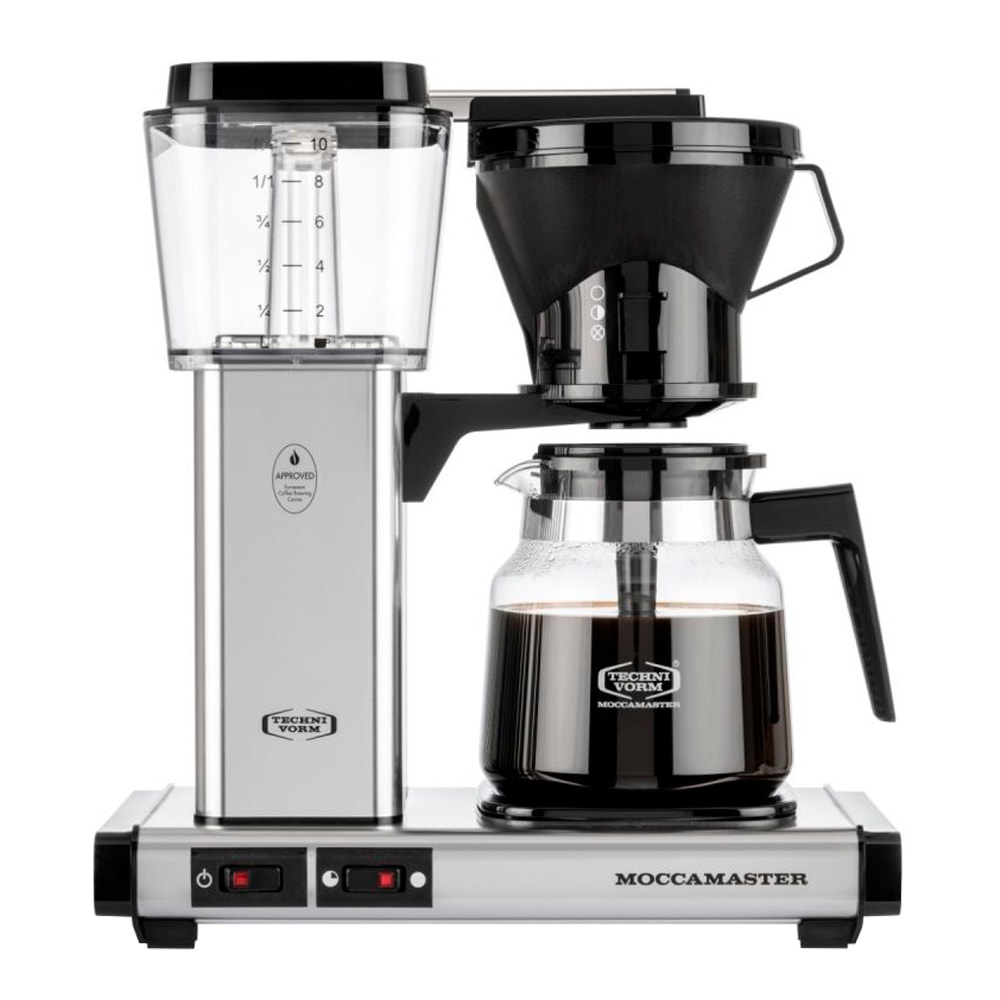 Moccamaster Bryggare Manual Polished Silver