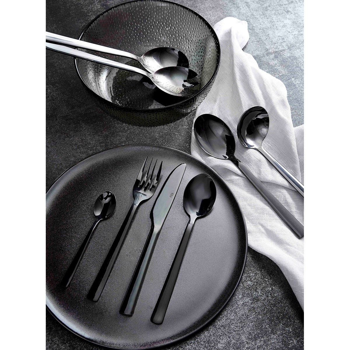 Raw Sås/potatisked 2 delar Matt svart