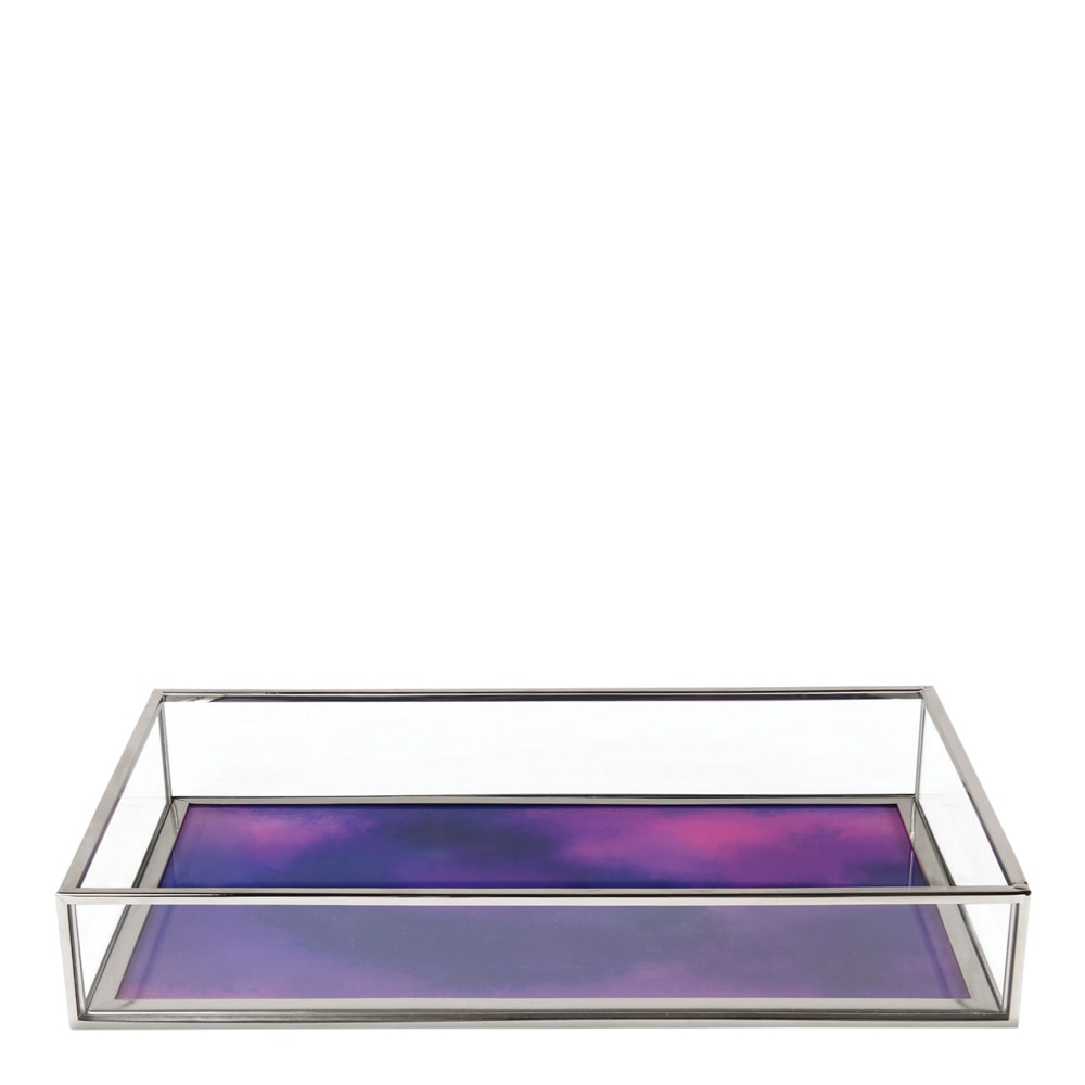 Treasure Fat Spegel Rektangel 25x16 cm Lila