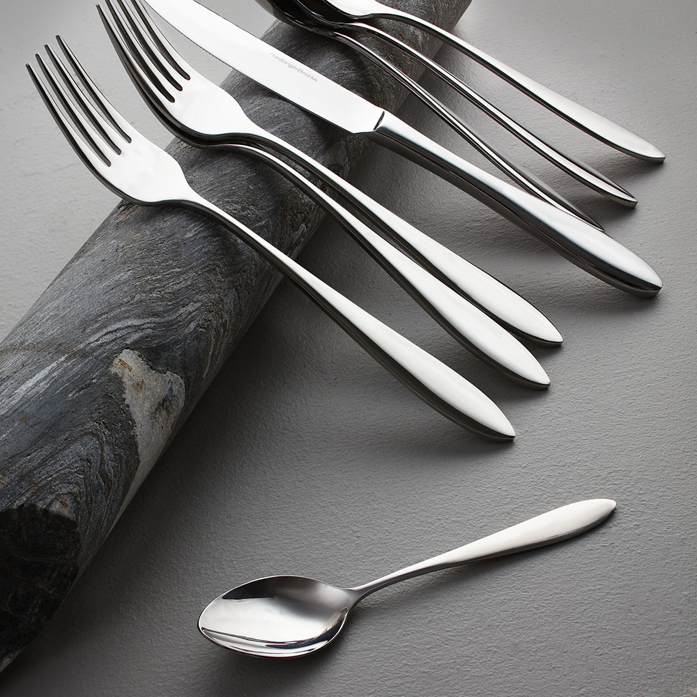 Hardander Bestikk Fjord Dessertset 7 delar