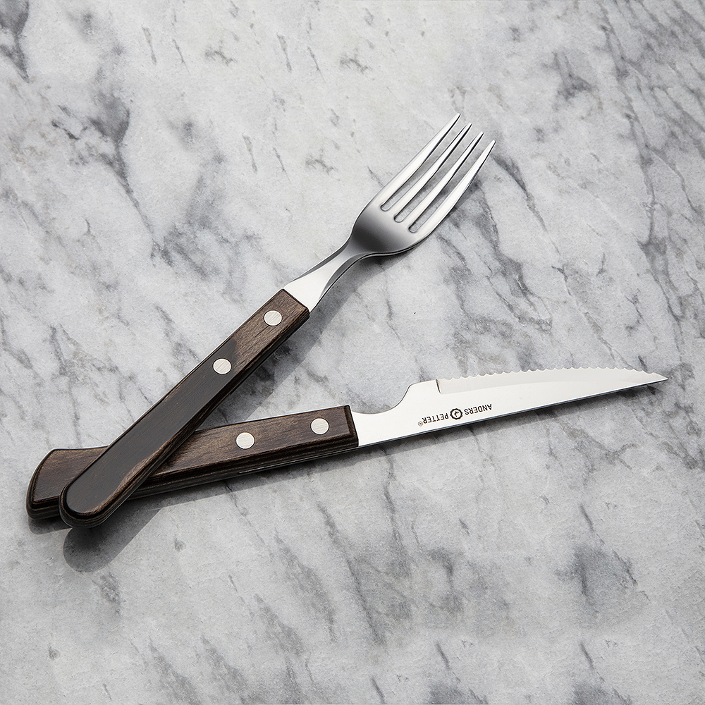 Backaryd Grillbestick mörkt trähandtag 12 delar