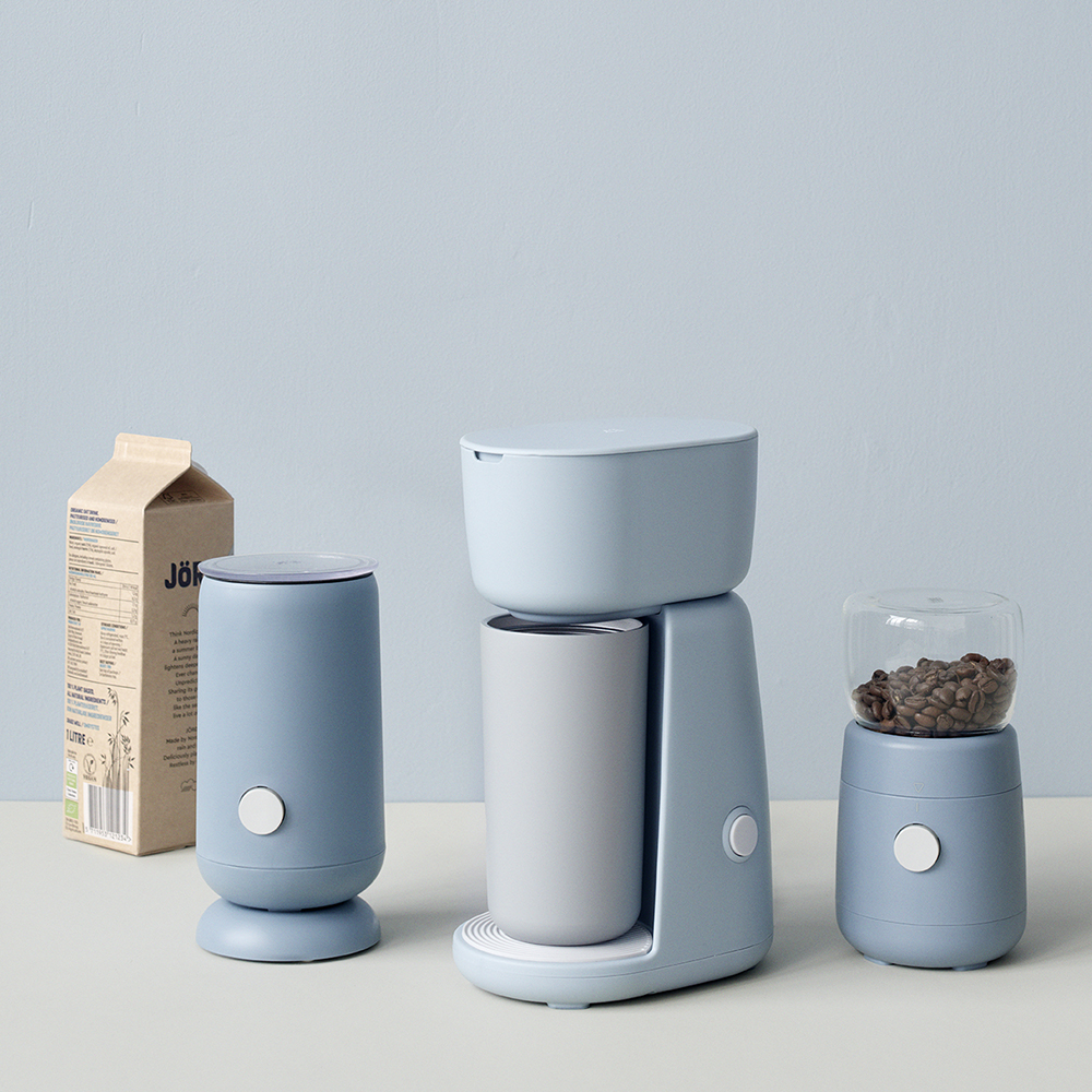 Foodie Elektrisk Mjölkskummare Blå