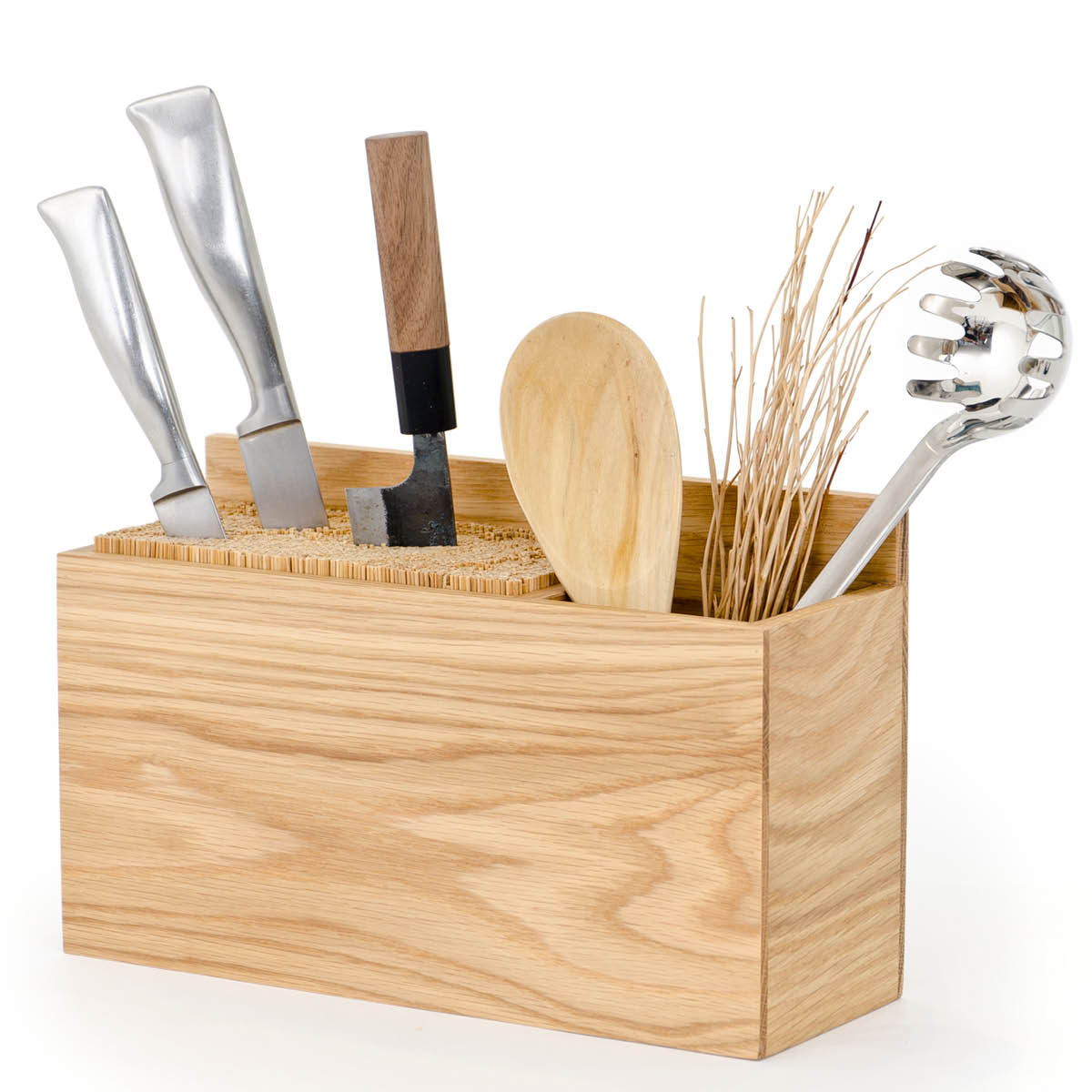 Cook House Knivblock rektangulär 18 cm Ek