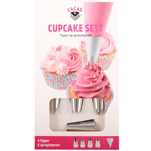 Spritspaket cupcake 12 Delar