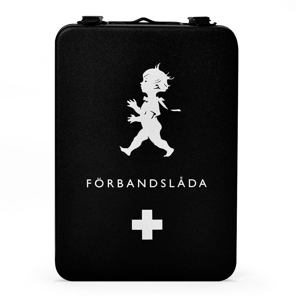 Förbandslåda / Medicinskåp Svart
