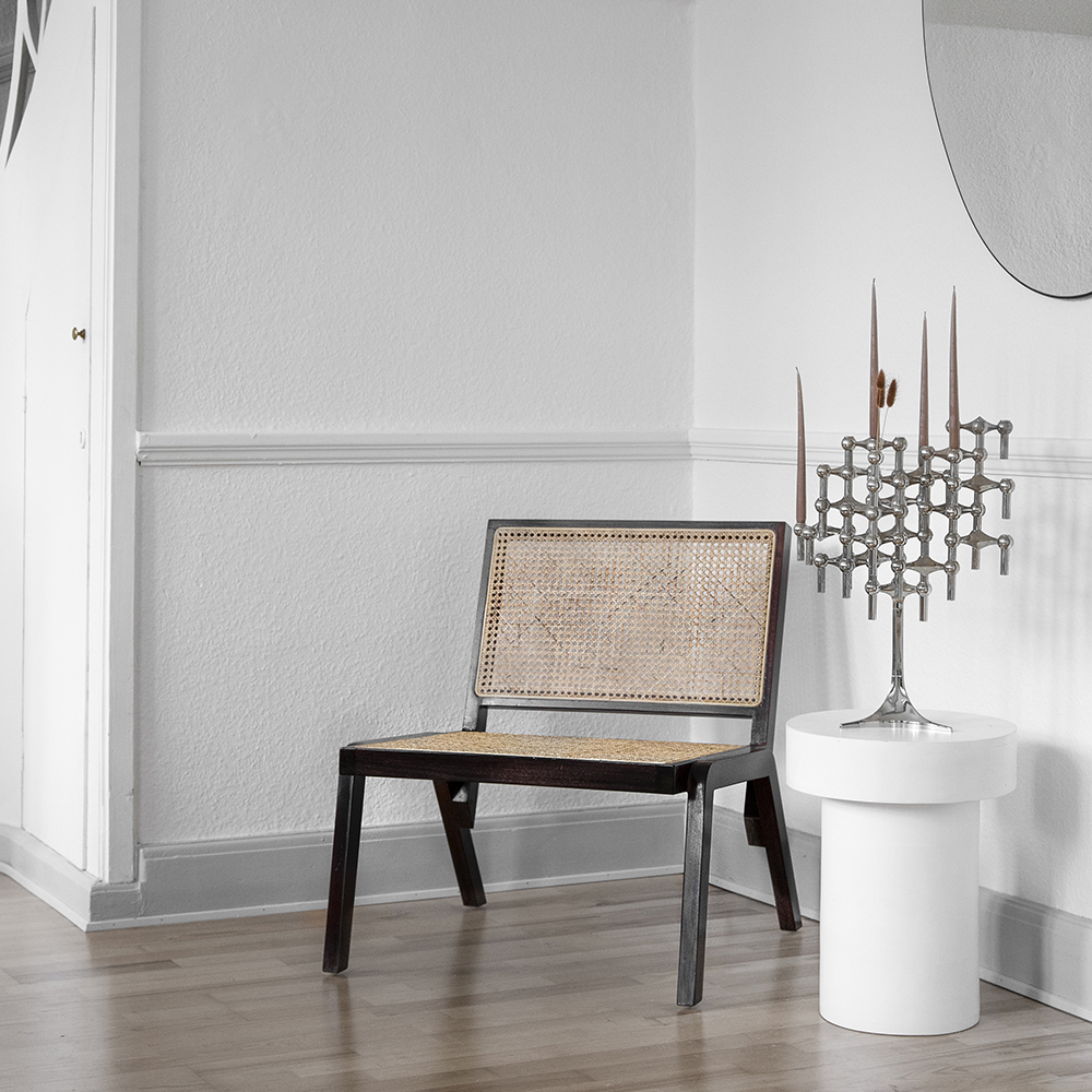 Stoff Nagel Fot 23x17 cm Krom