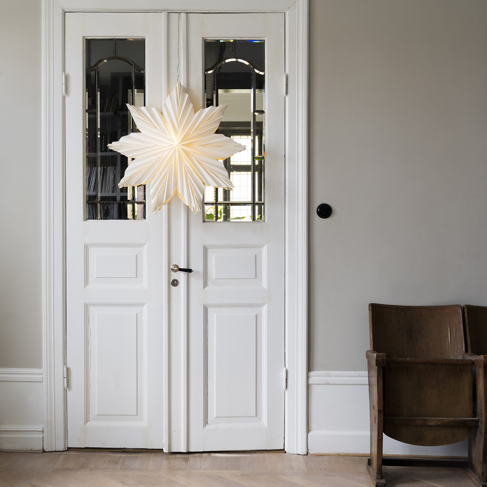 Signe Julstjärna 60cm Vit