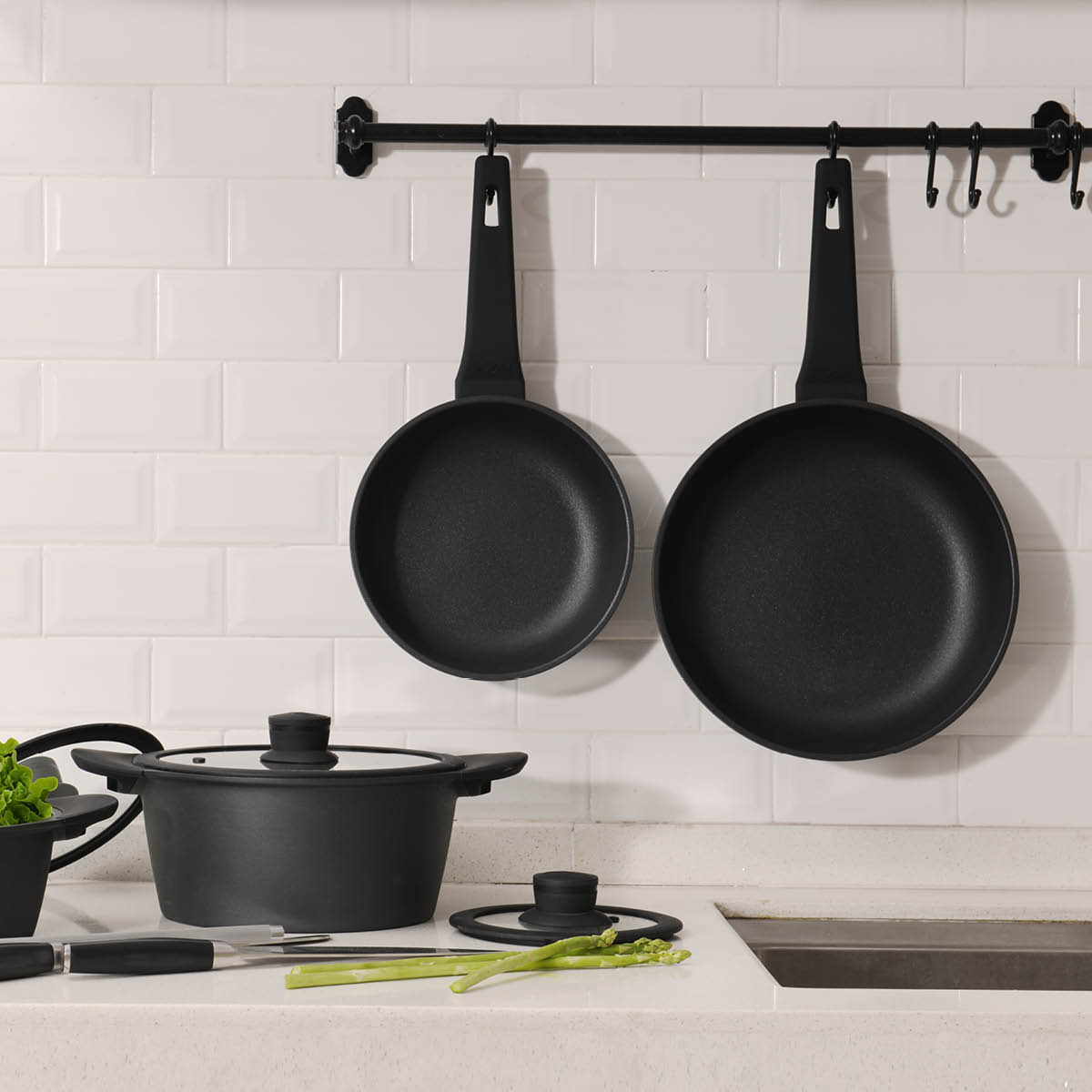 Chef Örjan Tindre Grytset 3 Delar Svart