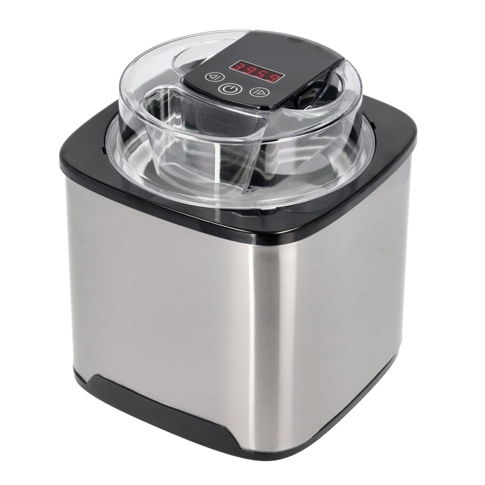 Glassmaskin utan Kompressor 12 watt 2 L Stål/Svart