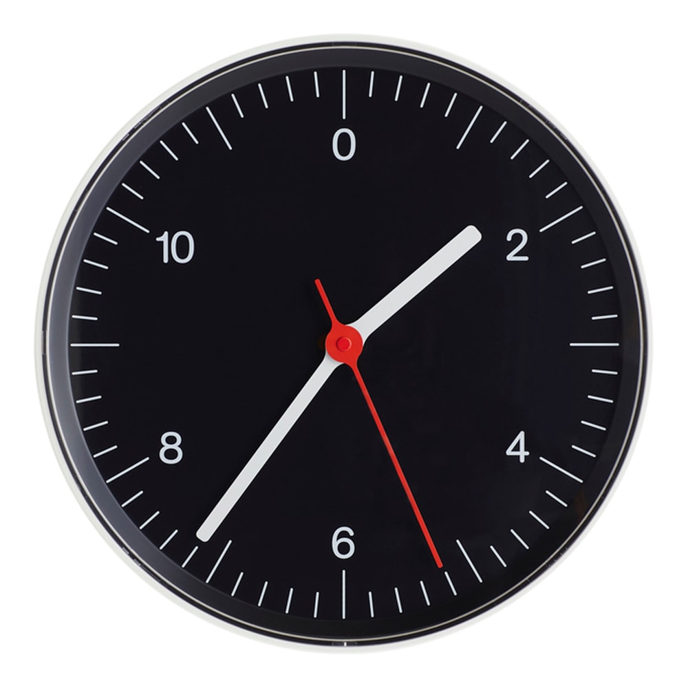 Hay Wall Clock Väggklocka 26 cm Svart