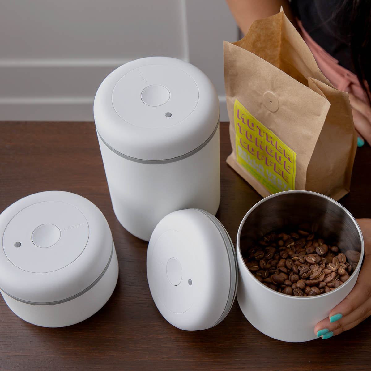 Atmos Vakuum Förvaringsburk 70 cl Vit