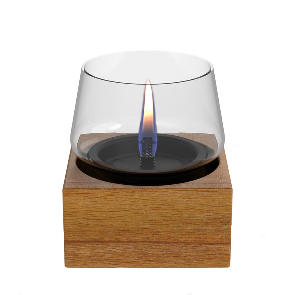 Poppy Lykta 16 cm Trä