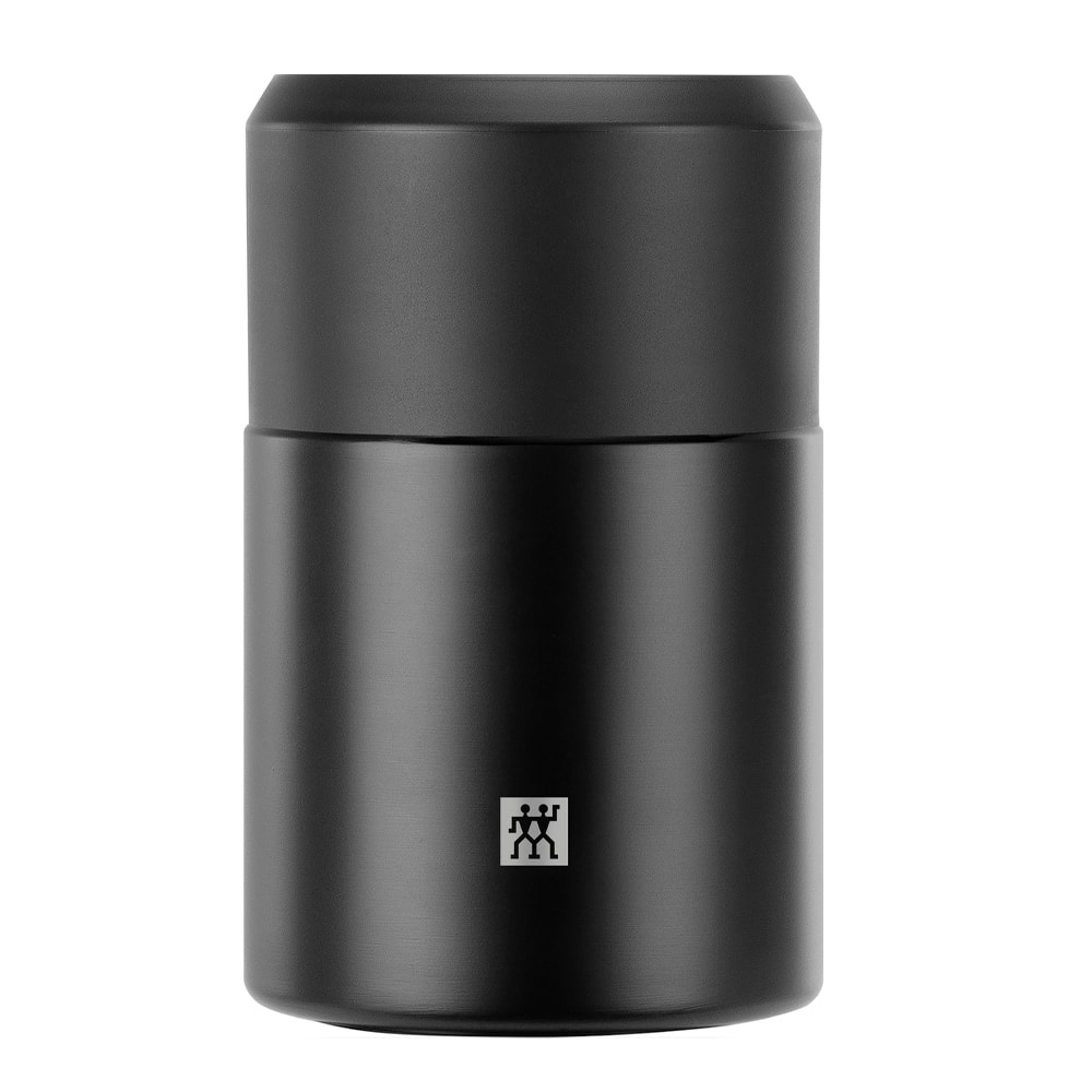 Thermo Mattermos med Sked 0,7 L Matt Svart