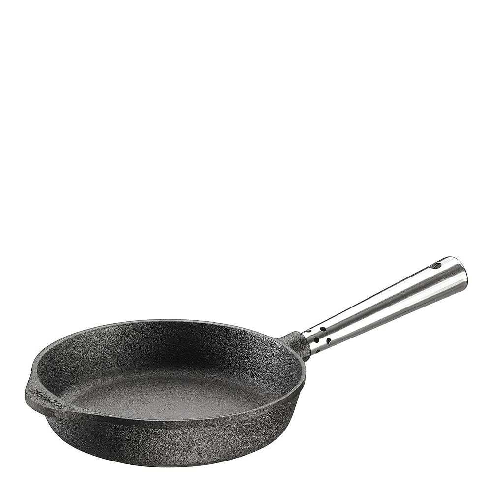 Professional Traktörpanna med stålhandtag 20 cm Rak kant