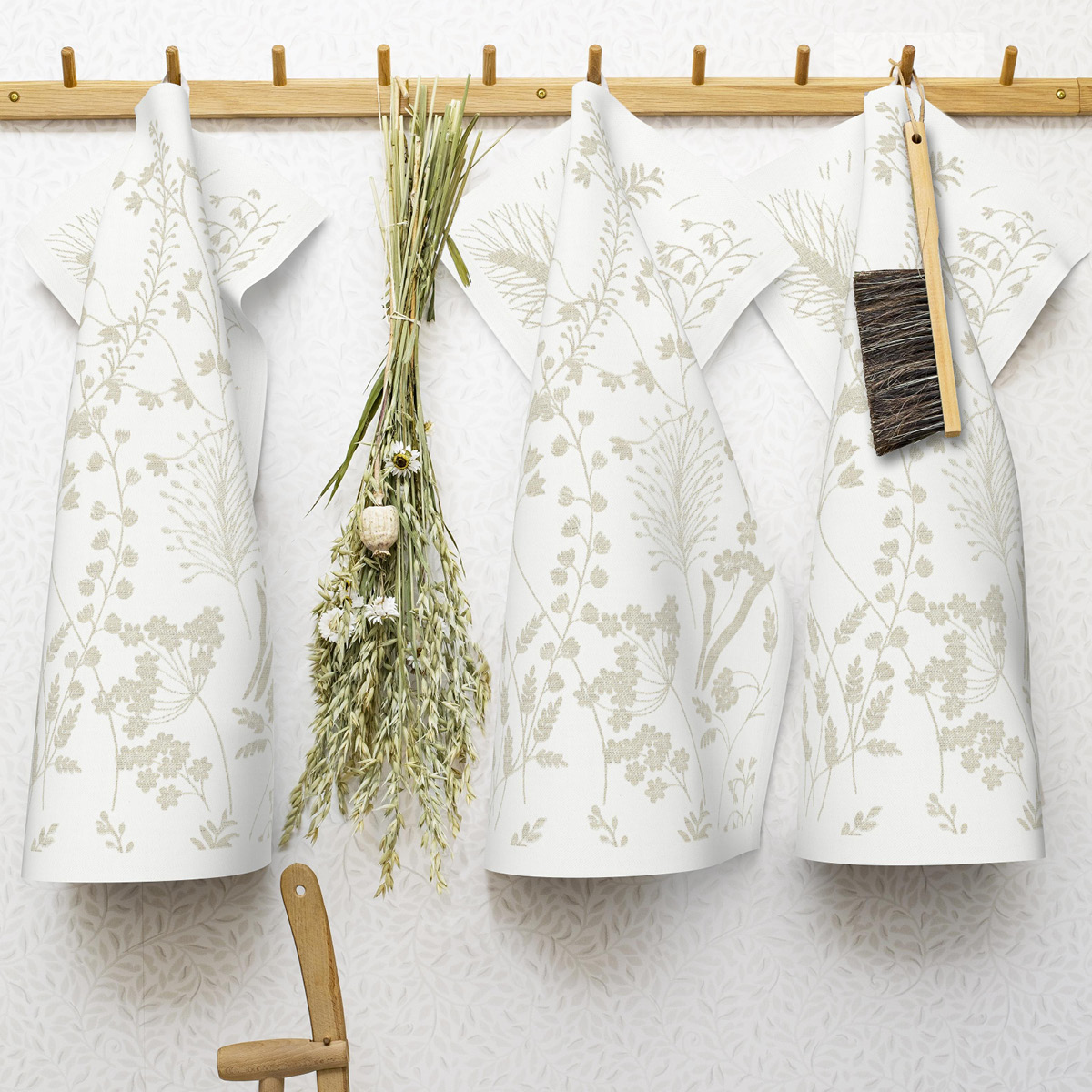 Strå Kökshandduk 35x50 cm Beige