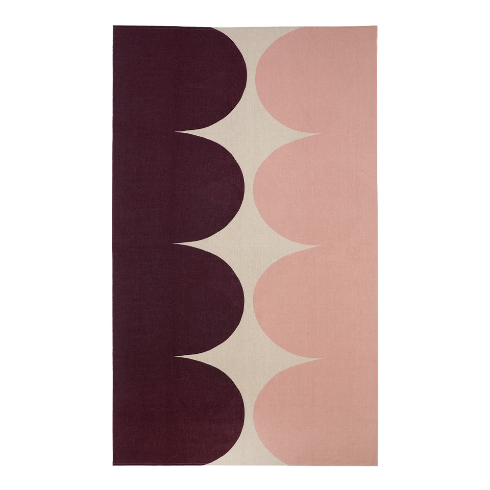 Härkä Duk 140x245 cm Brun/Rosa