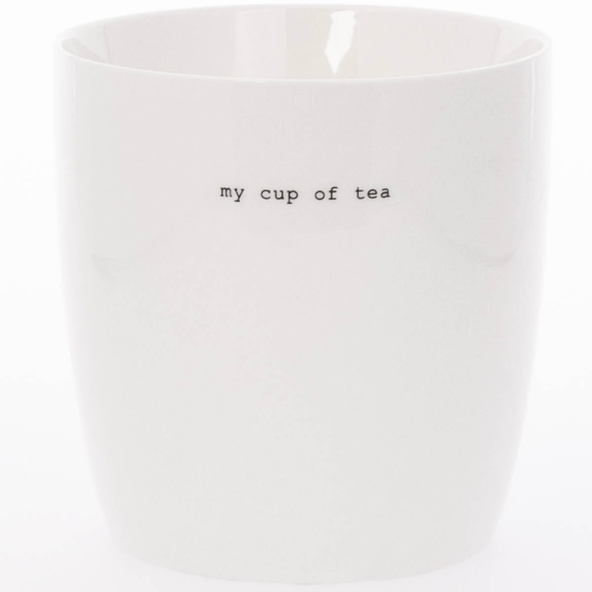 Sögne Mugg Stor 45 cl  My cup of tea Vit