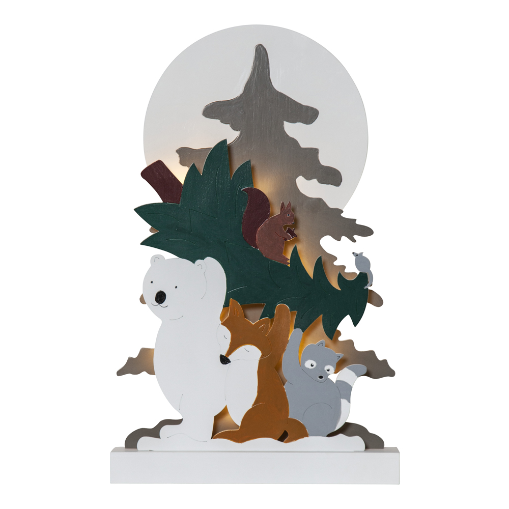 Forest Friends Bordsdekoration 45 cm Multi