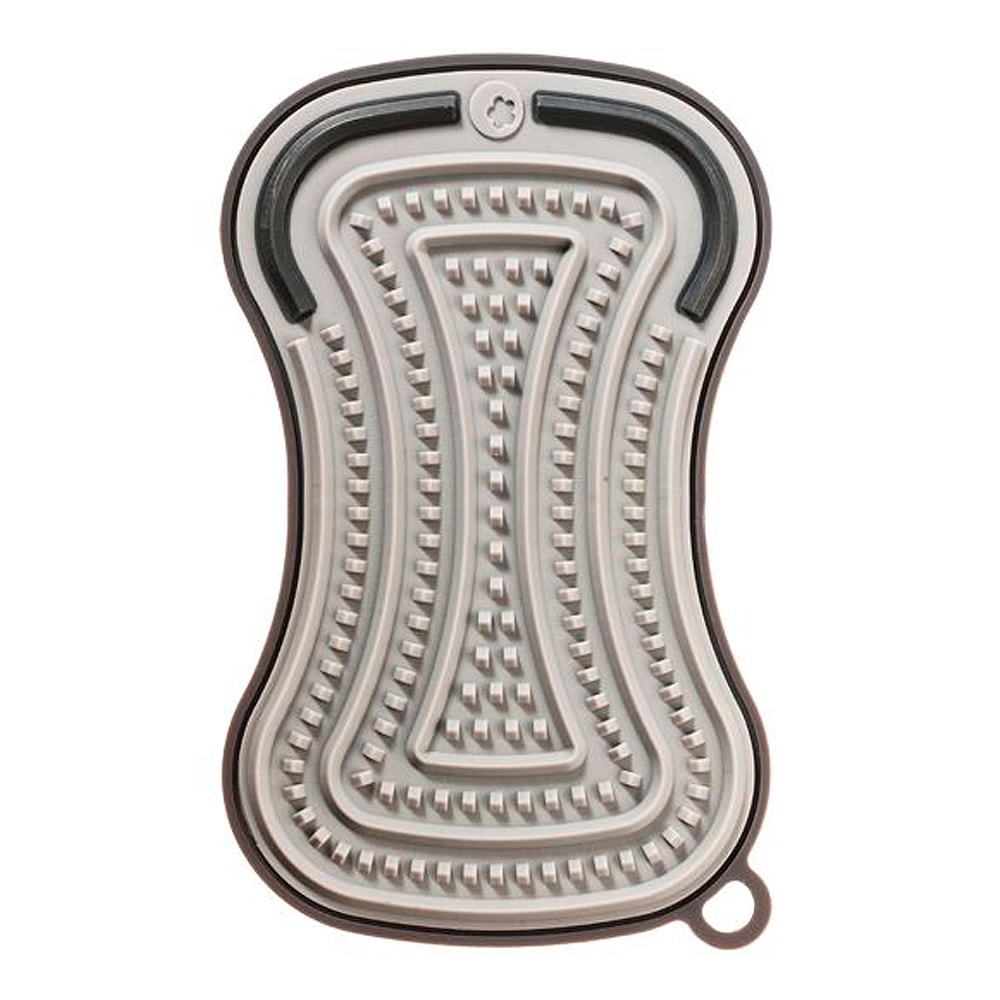 Scrubby Svamp Plus Silikon Grå