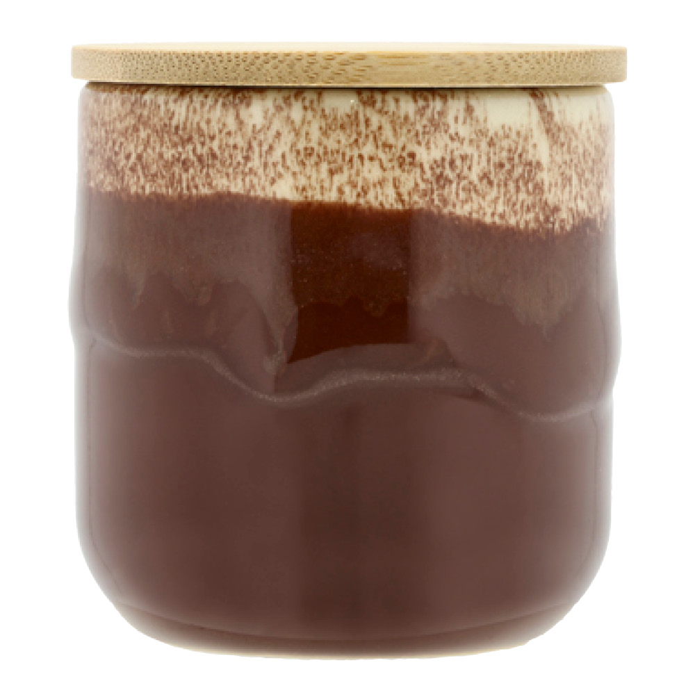 Iris Doftljus 7x7,3 cm Brun/Gräddvit