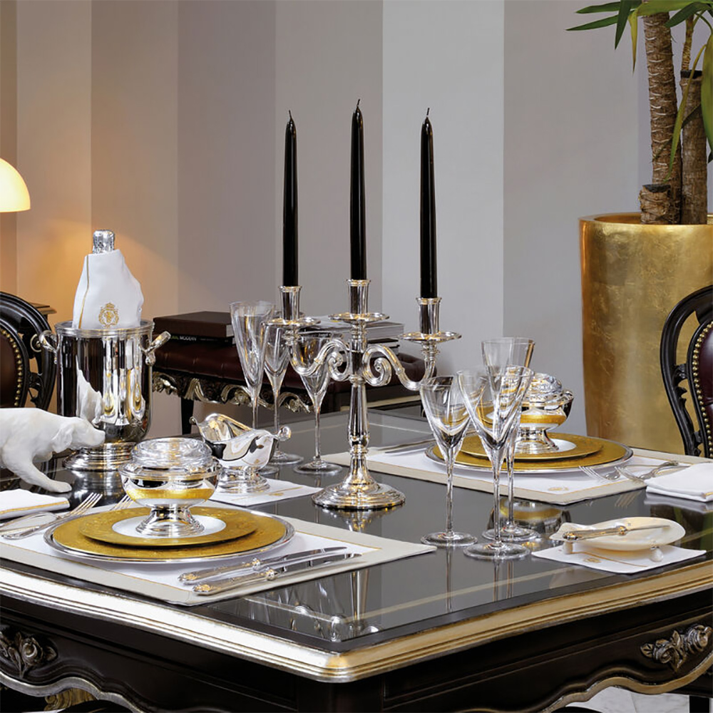 Contour Luxury Kaviarskål Silver