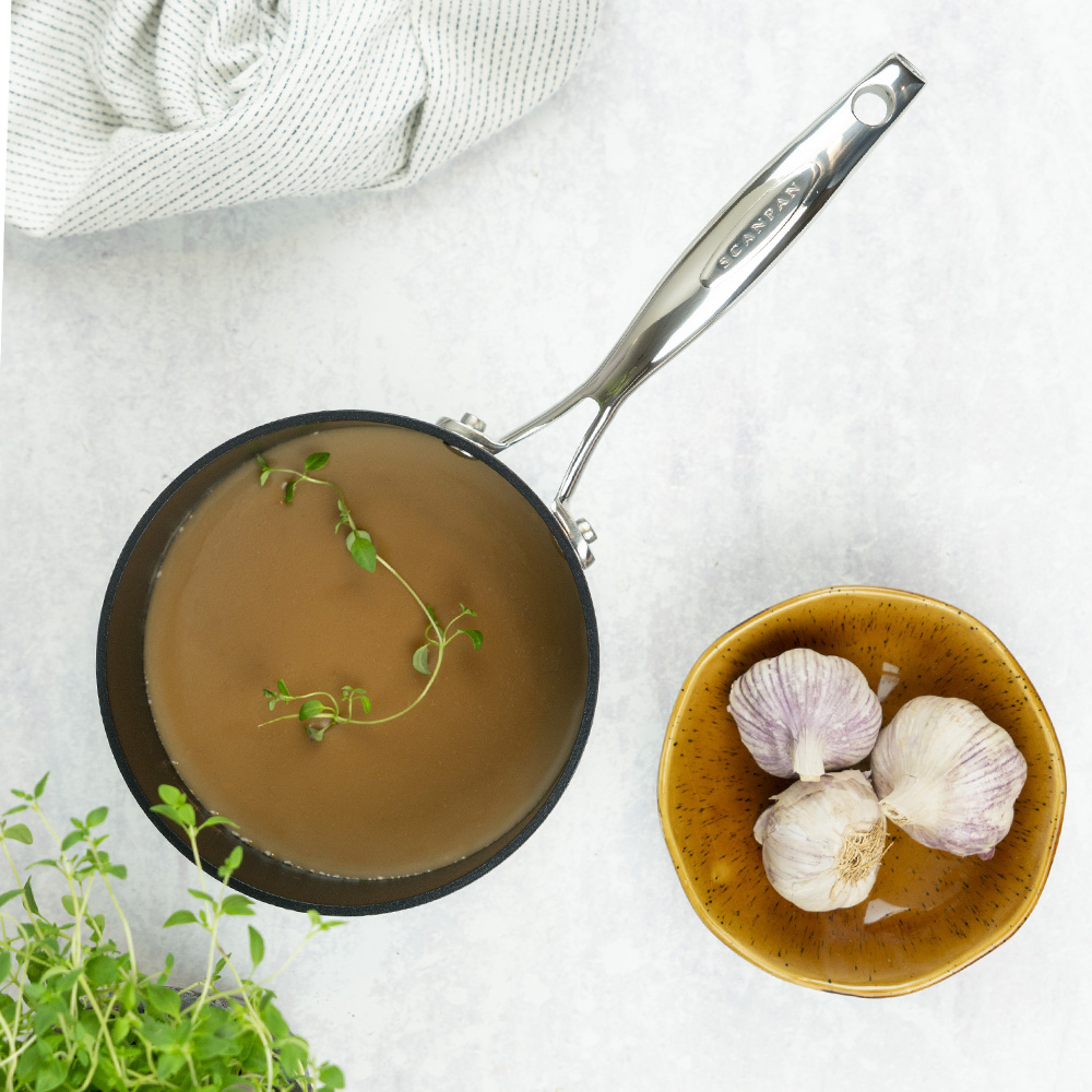 HaptIQ Kastrull med Lock 1,8 L Rostfri