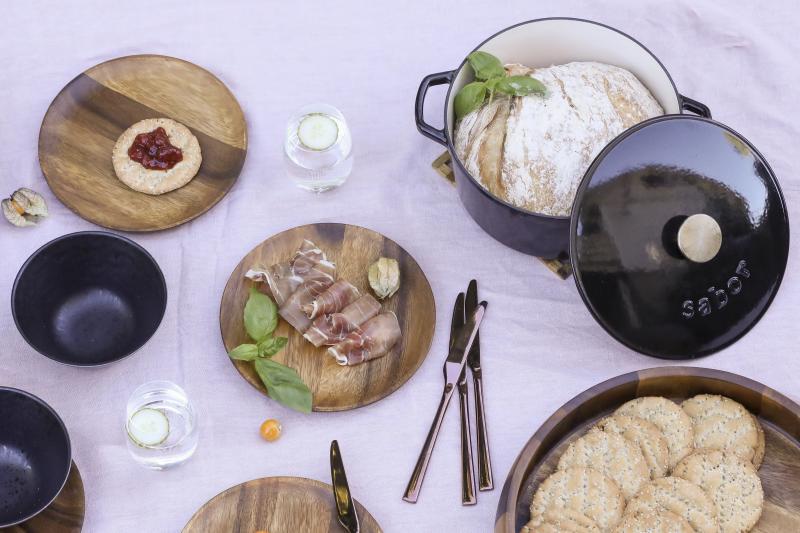 Gjutjärnsgryta 6,7L Svart