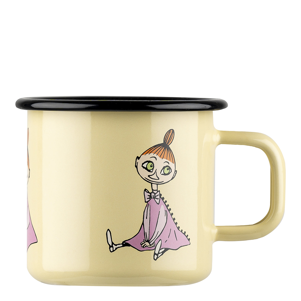 Mumin Emaljmugg Mymlan 37 cl Gul