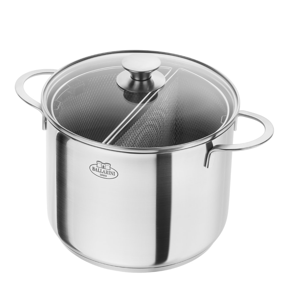 Ballarini Gli Pastagryta 8 L 24 cm + 2 insatser