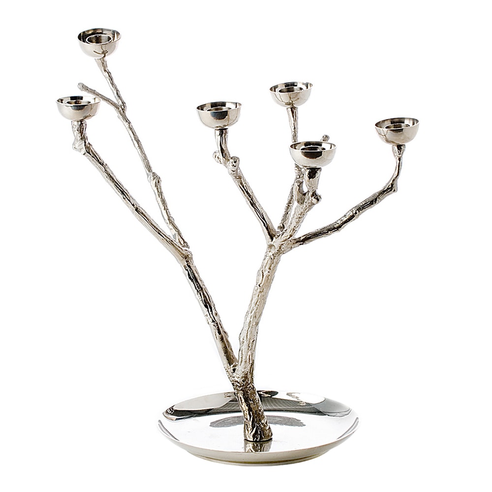 Twiggy Kandelaber 35 cm Silver