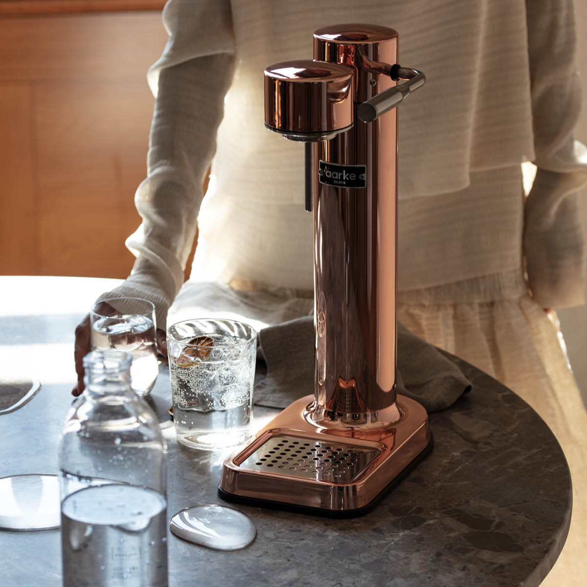 Aarke Carbonator 3 Kolsyremaskin Koppar