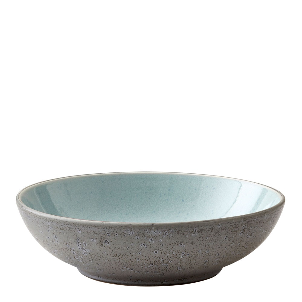 Pastaskål 20 cm Grå/Ljusblå