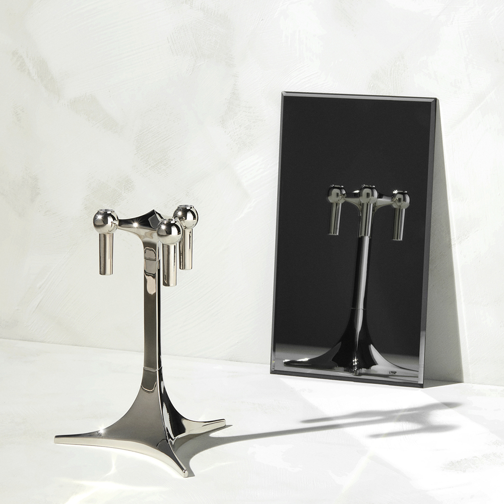 Stoff Nagel Fot 23x17 cm Krom