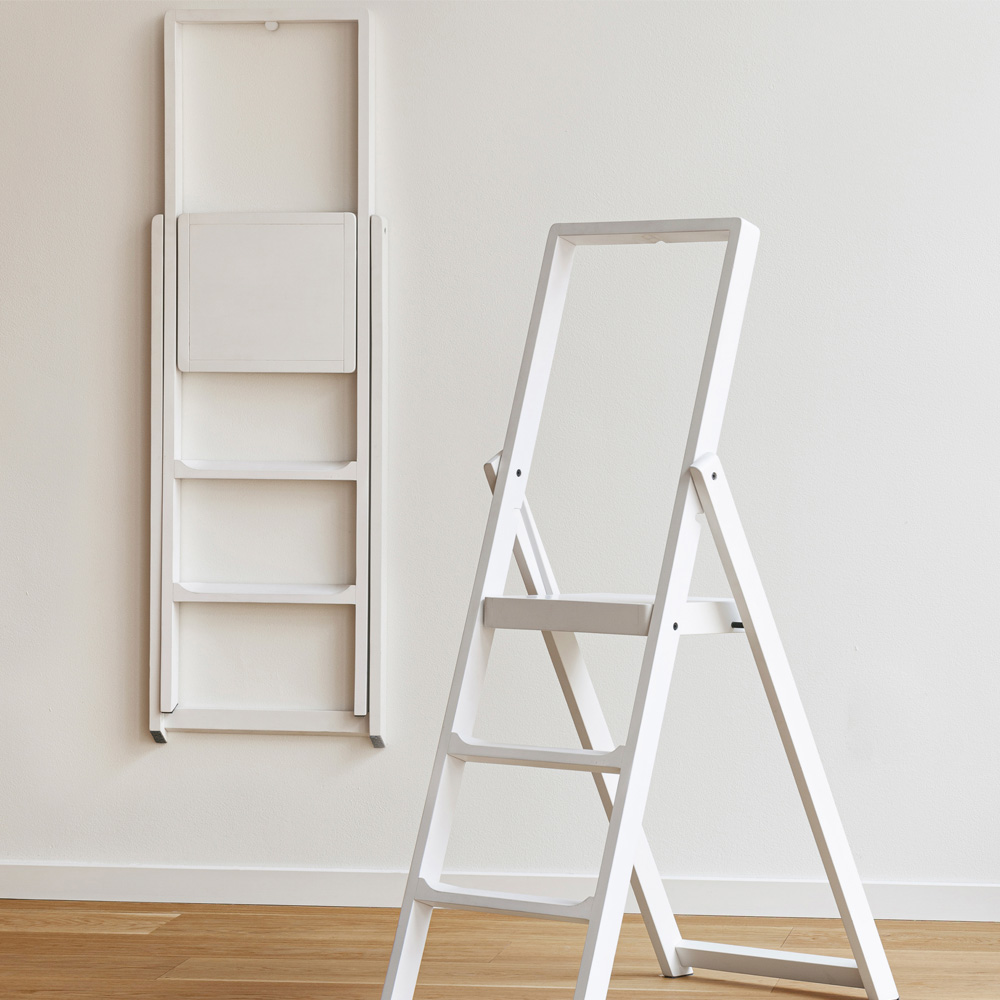 Step Stege 45x132 cm Mattlackad vit