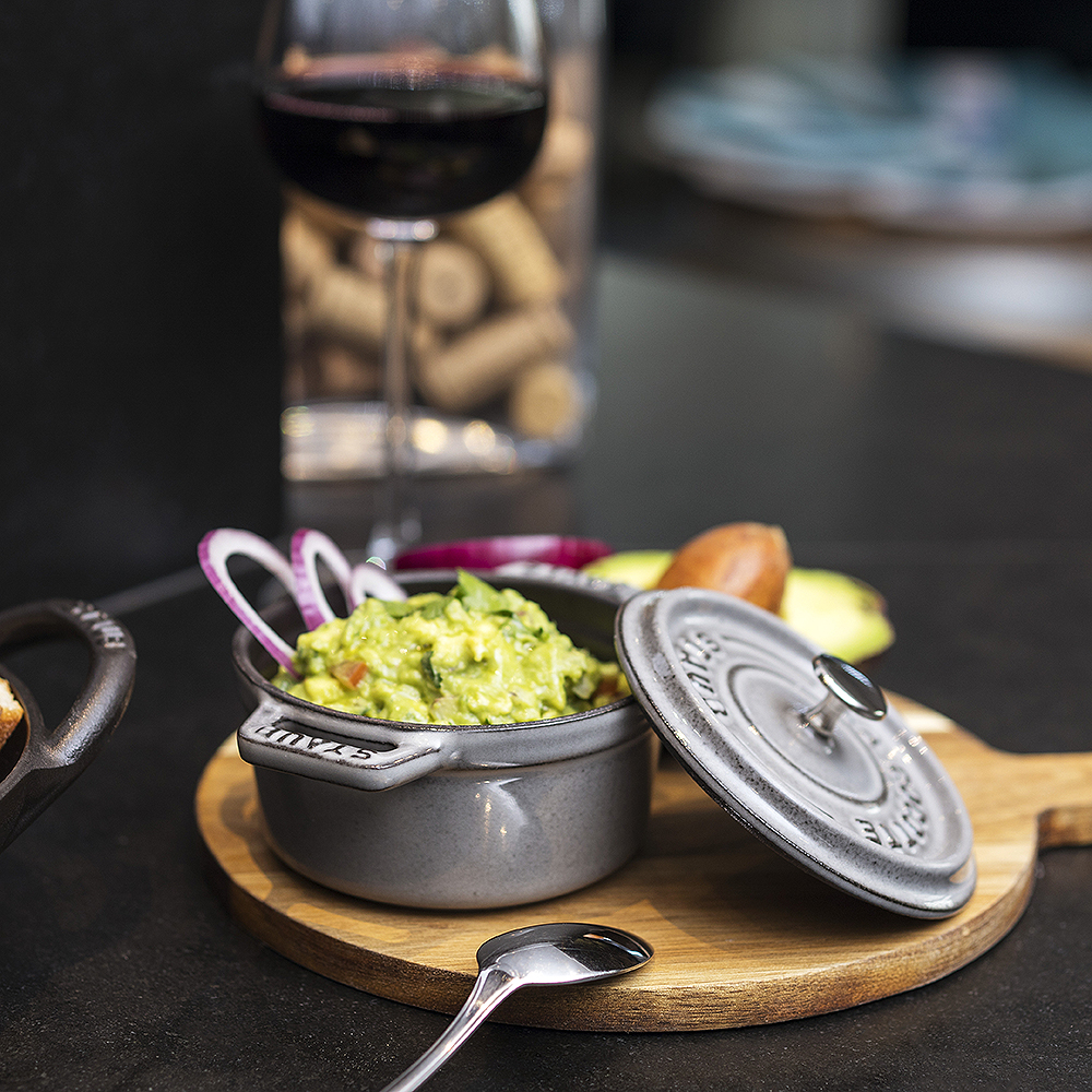 Gryta 0,25 L rund Grå