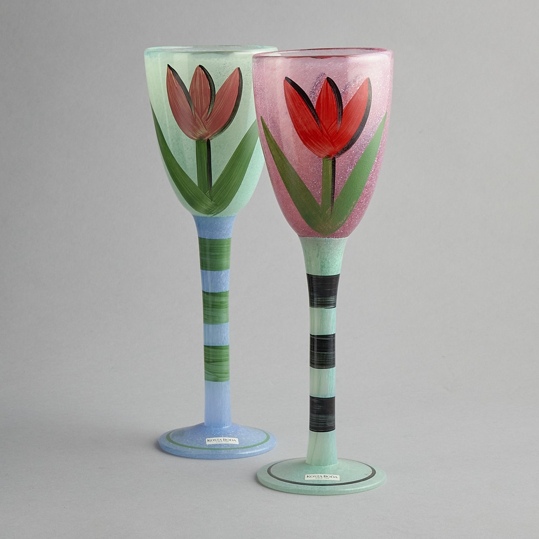 SÅLD Tulipa Pokaler 24,5 cm 2 st
