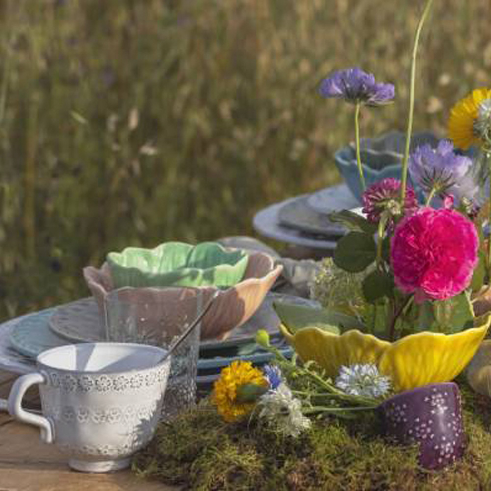 Flora Tekopp 32,5 cl Vit