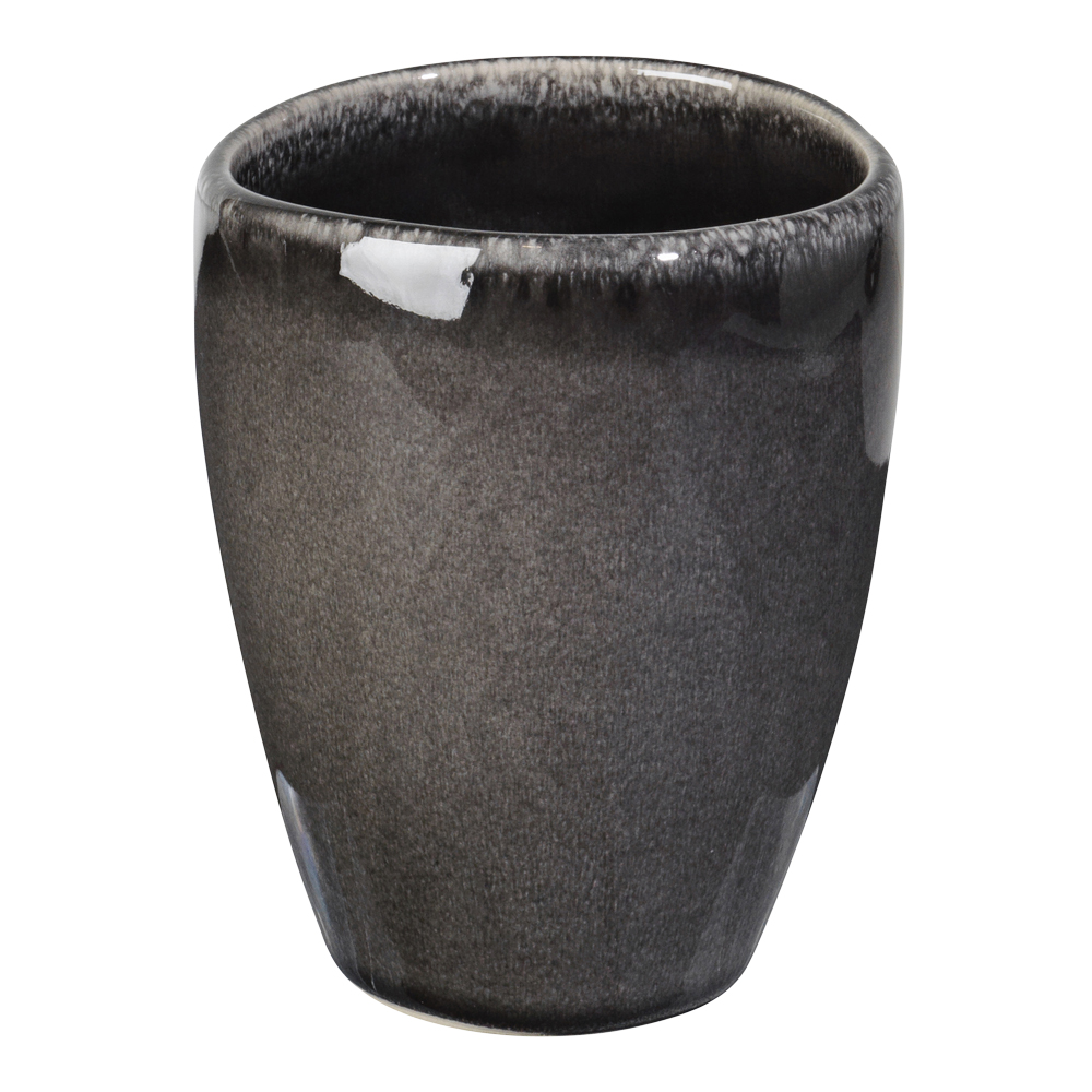 Nordic Coal Mugg utan öra 25 cl Svart